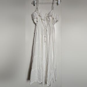 Beachy White Maxi Dress